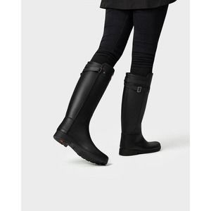 Black Tall Waterproof Riding Boots - Women's